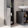 Badschrank Fredd Anthrazit Hochglanz 36.4 x 190.5 cm Vicco Bild 5