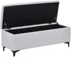Vente-unique - SABILO Sitzbank Stoff Beige - B 45 cm x H 44 cm x L 120 cm Bild 5