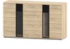 AX LIVING Formilo Sideboard Kommode Sonoma Eiche mit Schublade 140,4cm Bild 2