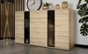 AX LIVING Formilo Sideboard Kommode Sonoma Eiche mit Schublade 140,4cm Bild 5