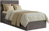 Boxspringbett RALF 200 x 200 cm mit Bettkasten, Topper und gepolstertem Kopfteil. Farbe: Rosa, Härtegraden: H4 , Topper: T25-Topper Bild 2