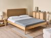 Bett mit Lattenrost Kiefernholz BRUNEMONT 180 x 200 cm Hellbraun Bild 3