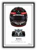 Poster Formel 1 Helme Rennfahrer Gewinner · Deko Print ohne Rahmen - H / 21x30 cm Bild 3