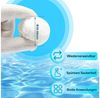 Clanmacy Sandfilteranlage Pool Filter Balls 1400g für Schwimmbad Filtersand für 25kg Weiß Bild 2