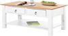 Couchtisch >Tine< in Weiß, Kiefer - 110x45x60cm (BxHxT) Bild 4