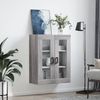 vidaXL Wandschrank Grau Sonoma 69,5x34x90 cm 828482 Bild 3