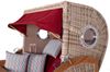 Strandkorb Komplettset - bene living - Ammersee Grande XL Teak - PE shell - Modell 585 - inkl. Liftersystem Bild 4