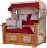 Strandkorb Komplettset - bene living - Ammersee Grande XL Teak - PE shell - Modell 585 - inkl. Liftersystem Bild 3