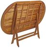Gartenmöbel Sitzgruppe Gartentisch mit 4 Stühlen Gartenset Sitzgarnitur klappbar Bild 5