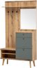 INOSIGN Kompaktgarderobe Mavas, Garderobe, Garderobenschrank, ScandicDesign, Evoke Eiche/Salbei ausreichend Stauraum, für kleine Räume geeignet, 110 cm breit Bild 3