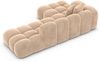 Samtstoff Ecksofa Formentera Lounge L Form - Samtstoff - beige - Links Bild 4