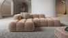 Samtstoff Ecksofa Formentera Lounge L Form - Samtstoff - beige - Links Bild 2