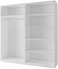AX LIVING Kleiderschränke Weiß 200 cm – Adelna Schrank Bild 5