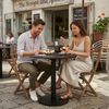 CLP Bistrotisch Jarla rund 70 cm platzsparend modern für 2 bis 4 Personen,schwarz Bild 3