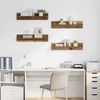 vidaXL Wandregale 4 pcs Altholz 80 x 11,5 x 18 cm Holzwerkstoff 886230 Bild 4