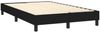 vidaXL Boxspringbett mit Matratze, Stoff, Schwarz, 120x200 cm, H2 Bild 4