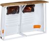 vidaXL LKW-Sideboard Massivholz Mango Weiß 246243 Bild 3