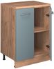Kommode unter Schräge Rion Blau-Grau 60x81.6 cm ohne Schräge mit 2 Türen Vicco Bild 4