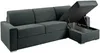 Vente-unique - CALITO Sofa Stoff Grün - B 223 cm152 cm x H 90 cm x L 298 cm Bild 3