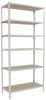 PROREGAL® Schwerlastregal GIANT MULI 250x80x30cm 6 Fachböden Fachlast 150kg Weiß Bild 4