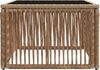 vidaXL Gartentisch Beige und Schwarz 55 x 55 x 37 cm 42035135 Bild 3