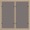 vidaXL Gartentisch Beige und Schwarz 55 x 55 x 37 cm 42035135 Bild 4