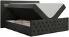 Boxspringbett, Stauraumbett mit Bettkasten, LED - GOLD-9 - 140x200cm - Dunkelgrau Stoff - H4 Bild 4