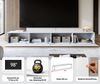 OTTO home Lowboard Denver Erlebe die Weltmeisterschaft im XXL-Format, Elegantes TV-Möbel 300 cm, speziell für bis zu 98-Zoll Fernseher Bild 3