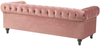 3-Sitzer Sofa Samtstoff rosa CHESTERFIELD Bild 5