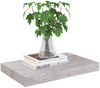 vidaXL Schweberegale 4 Stk. Betongrau 40x23x3,8 cm MDF 326593 Bild 3