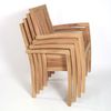 Teak Stapelstuhl Como (2 Stück) Lehne: 110cm Bild 4