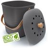 YourCasa Biomülleimer YourCasa® Biomülleimer Küche Klein 4L nachhaltig mit Akivkohlefilter, Fassungsvermögen 4 Liter, Nachhaltige Materialien Bild 2