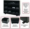 Aufbewahrungsbox HWC-M10, Lagersystem Kleinteileboxen, 12 herausnehmbare Fächer, 30 x 33 x 8 cm schwarz Bild 2
