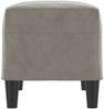 vidaXL Sitzbank Hellgrau 70x35x41 cm Samt 349397 Bild 4