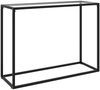 Konsolentisch, Beistelltisch, Konsole Transparent 100x35x75 cm Hartglas Bild 2