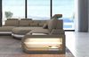 Stoffsofa Asti L Mini – Modern & Komfortabel - Mikrofaserstoff - Taupe-Weiß Bild 4