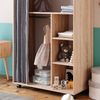 Kleiderschrank Doros Sonoma 100 x 146.6 cm offen rollbar Vicco Bild 5