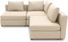 Gartenlounge Set 2 Bozhana mit Outdoorbezug in beige Bild 2