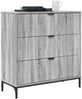 vidaXL Sideboard Graues Sonoma 79,5 x 33 x 82 cm Holzwerkstoff 883440 Bild 3