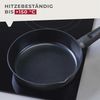 FACKELMANN Bratpfanne Essential Highrise Ø 20 cm aus recyceltem Aluminium mit Keramikbeschichtung – Perfekt für alle Herdarten inklusive Induktion, Schwarz Bild 4