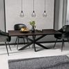 CLP Tischbeine Biloxi aus Stahl in Sternform,schwarz 150x78 cm Bild 3