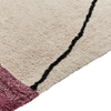 Teppich Baumwolle beige rosa 140 x 200 cm geometrisches Muster Kurzflor AFSAR Bild 4