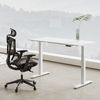 FLEXISPOT Schreibtisch Elektrisch höhenverstellbares Tischgestell E6 (2 Motore, 3-Fach-Teleskop, 3 Säulen, 4 Speicherplätze), Kollisionschutz Funktion, USB Ladeanschluss, MAX Load: 160KG Bild 2