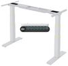 FLEXISPOT Schreibtisch Elektrisch höhenverstellbares Tischgestell E6 (2 Motore, 3-Fach-Teleskop, 3 Säulen, 4 Speicherplätze), Kollisionschutz Funktion, USB Ladeanschluss, MAX Load: 160KG Bild 4