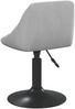 vidaXL Barhocker Hellgrau Samt [335316] Bild 5