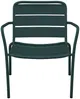 Vente-unique - MIRMANDE Gartensitzgruppe Metall Grün - B 67,5 cm x H 71,5 cm x L 60 cm Bild 2