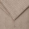 AX LIVING Hatay Schlafsofa 2 Sitzer Cord Sofa in Beige mit Bettkasten Bild 3