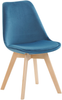 Esszimmerstuhl Samtstoff blau 2er Set DAKOTA II Bild 5