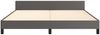 vidaXL Bettgestell mit Kopfteil ohne Matratze Grau 180x200 cm 347517 Bild 5