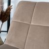 Bronx71 Samt Sessel Eevi taupe drehbar Bild 5